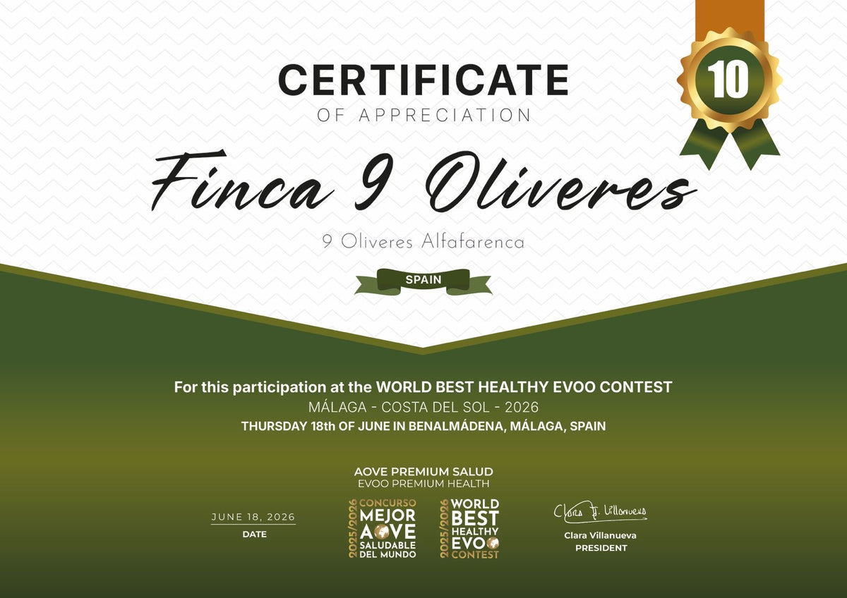 9 OLIVERES | ALFAFARENCA | 6 x 500ML